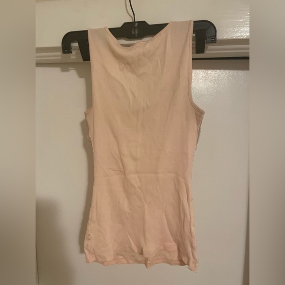 Baby pink sparkly sequin tank top size small - Picture 4 of 10